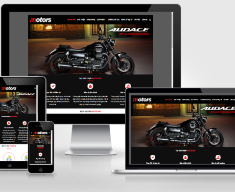 Theme WordPress trung tâm bảo dưỡng Moto