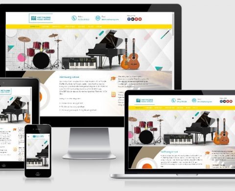Theme WordPress trung tâm đào tạo âm nhạc & nghệ thuật, năng khiếu