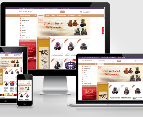 Thiết kế website bán vật phẩm phong thủy – Full Code