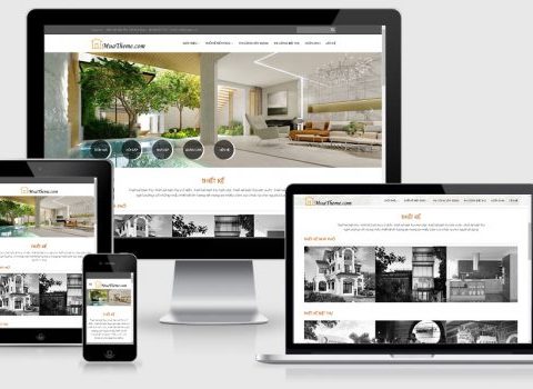 Thiết kế website công ty xây dựng mẫu số 5 – Nhà đẹp