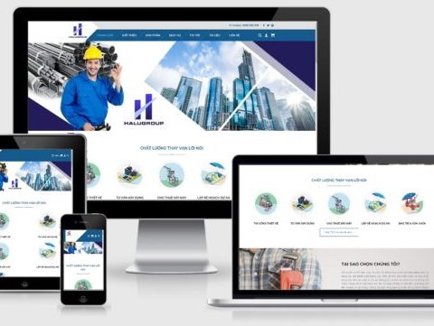 Theme WordPress công ty xây dựng mẫu số 6