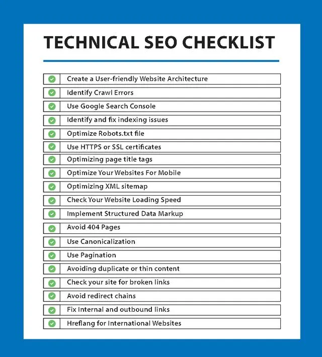 Technical SEO Checklist