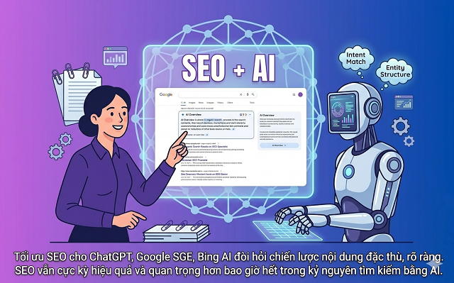 SEO Là Gì? SEO trong kỷ nguyên AI Search 14 SEO vẫn cực kỳ hiệu quả và quan trọng hơn bao giờ hết trong kỷ nguyên tìm kiếm bằng AI.
