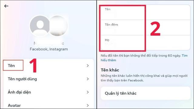 Cách đổi tên Facebook nhanh chóng trên điện thoại, máy tính đặt tên 2025 15