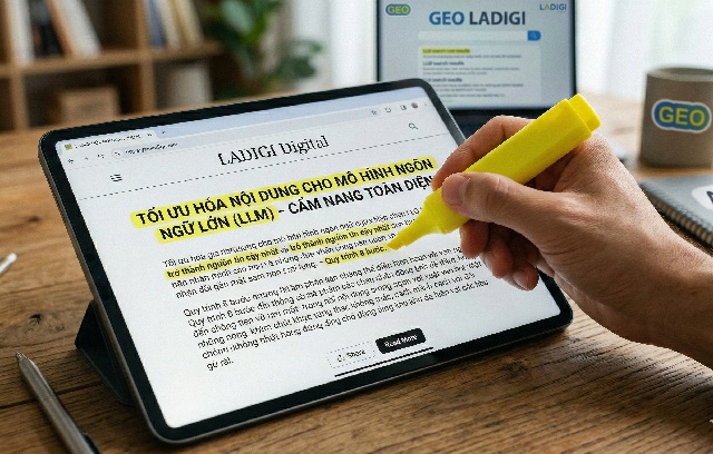 Quy trình 8 bước tối ưu nội dung chuẩn GEO giúp AI trích dẫn bài viết của bạn 3 Làm nổi bật nội dung đầu, giúp người đọc và bot dễ nắm bắt