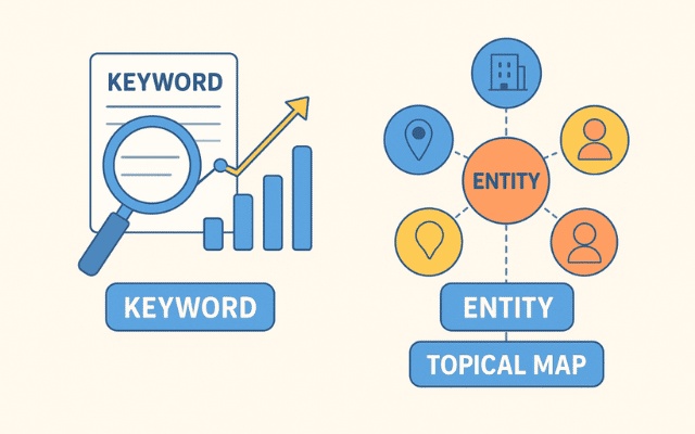 Nghề SEO có còn “hot” năm 2026? 2 Sự thay đổi từ Keyword SEO sang Entity SEO trong kỷ nguyên AI