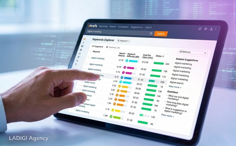 Ahrefs là gì? Tìm Hiểu Công Cụ SEO Toàn Diện và Giá Trị Sử Dụng 2 H3 Tìm kiếm từ khóa nâng cao