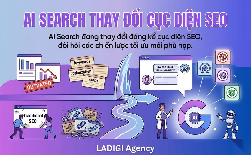 AI Search là gì? Cơ chế hoạt động và các đặc điểm nổi bật của AI Search 8 AI Search tác động đến SEO như thế nào