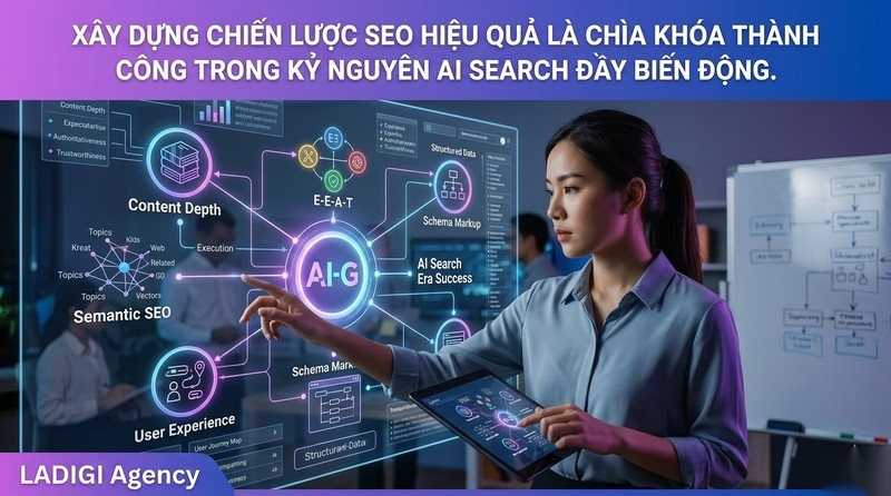 AI Search là gì? Cơ chế hoạt động và các đặc điểm nổi bật của AI Search 9 Chiến lược tối ưu SEO cho kỷ nguyên AI Search