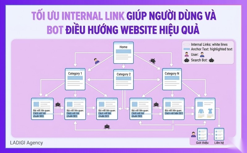Anchor Text là gì? Vai trò và cách tối ưu hiệu quả trong SEO 6 Chiến lược tối ưu Anchor Text cho Internal Link