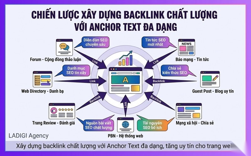 Anchor Text là gì? Vai trò và cách tối ưu hiệu quả trong SEO 7 Chiến lược tối ưu Anchor Text cho Backlink