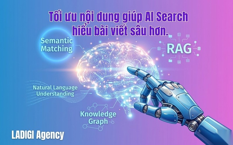 Answer-first Content là gì? Nguyên tắc & Cách tối ưu nội dung cho AI Search 5 Tối ưu khả năng hiểu của AI Search Semantic matching RAG