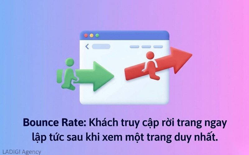 Bounce Rate là gì? Tỷ lệ thoát bao nhiêu là tốt và cách giảm hiệu quả 1 H2 Bounce Rate là gì Tỷ lệ thoát trang chỉ số hiệu suất website