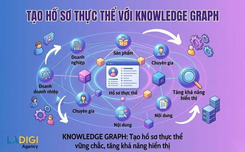 Entity Consistency là gì? Tầm quan trọng của Entity Consistency trong SEO 4 Xây dựng Knowledge Graph Hồ sơ thực thể vững chắc