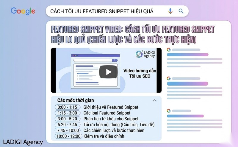Featured Snippet là gì? Cách tối ưu Featured Snippet hiệu quả 4 Video Video Snippet