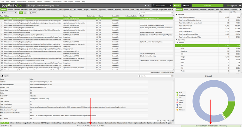 Technical SEO là gì? 7 yếu tố quan trọng trong tối ưu Technical SEO 6 Screaming Frog SEO Spider là công cụ mạnh mẽ để kiểm tra và phân tích Technical SEO toàn diện