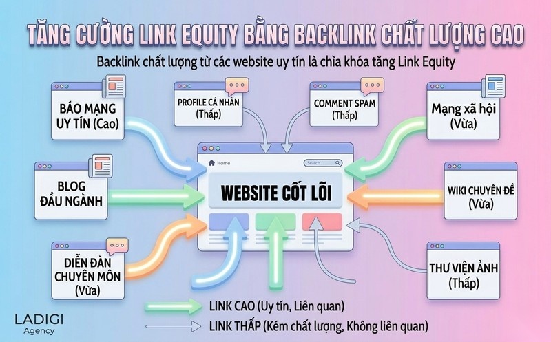 Google PageRank là gì? Hiểu về thuật toán và tầm quan trọng trong SEO hiện đại 7 4 1 Chất lượng và số lượng Backlink