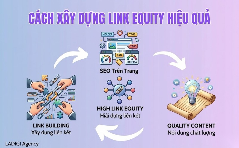 Google PageRank là gì? Hiểu về thuật toán và tầm quan trọng trong SEO hiện đại 10 5 3 Chiến lược xây dựng Link Equity hiệu quả