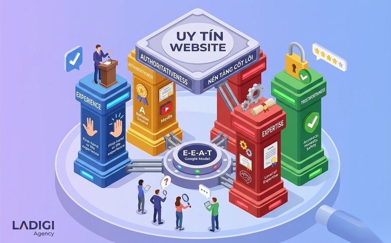 Google Panda là gì? Bản chất và lịch sử phát triển của thuật toán Panda 6 H3 Mối liên hệ với các yếu tố E E A T