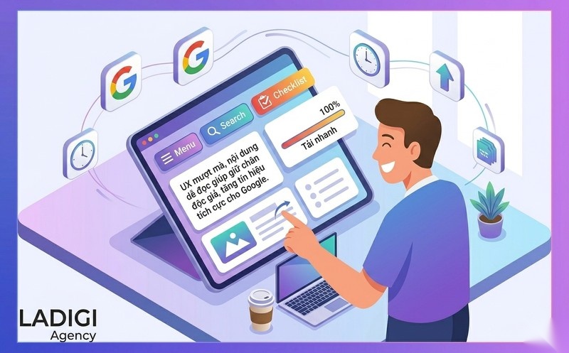 Google Panda là gì? Bản chất và lịch sử phát triển của thuật toán Panda 9 H3 Cải thiện trải nghiệm người dùng UX