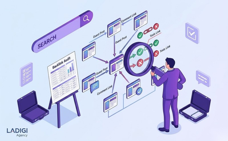 Google Penguin là gì? Dấu hiệu nhận biết website bị án phạt Google Penguin 6 Kiểm toán toàn diện hồ sơ backlink backlink audit