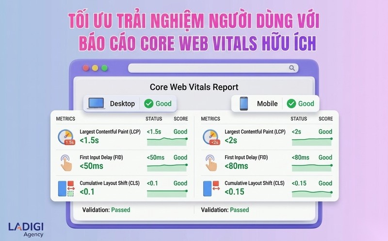 Google Search Console là gì? Hướng dẫn cài đặt và sử dụng hiệu quả để tối ưu SEO 5 Cải thiện trải nghiệm người dùng Core Web Vitals