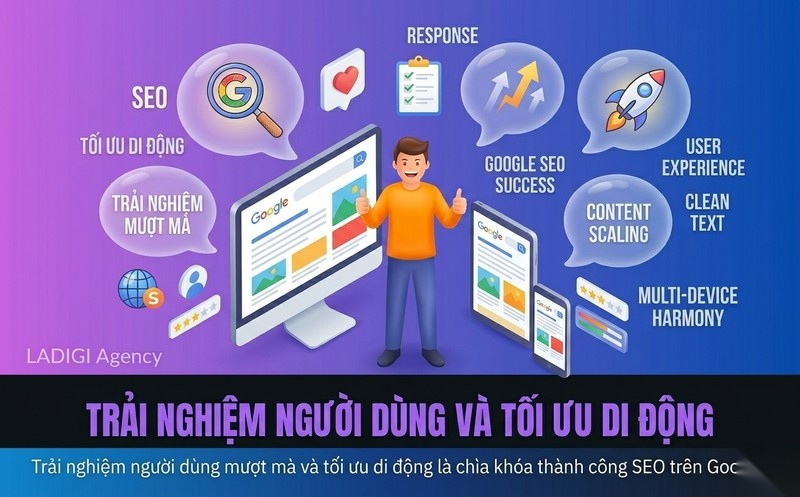 Google trong SEO là gì? Google tìm kiếm và xếp hạng website như thế nào? 5 H3 Cải thiện trải nghiệm người dùng UX