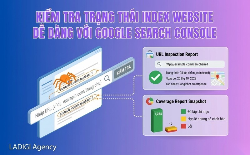 Indexing là gì? Quy trình hoạt động và tối ưu hóa để Google lập chỉ mục website. 4 Google Search Console URL Inspection Tool Coverage Report