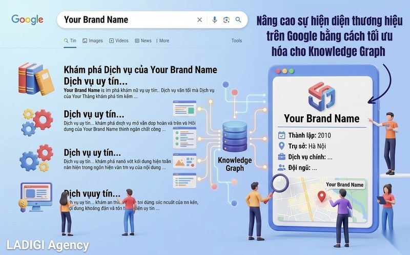 Knowledge Graph là gì? Tầm quan trọng và cách tối ưu cho SEO 6 Tăng khả năng hiển thị thương hiệu