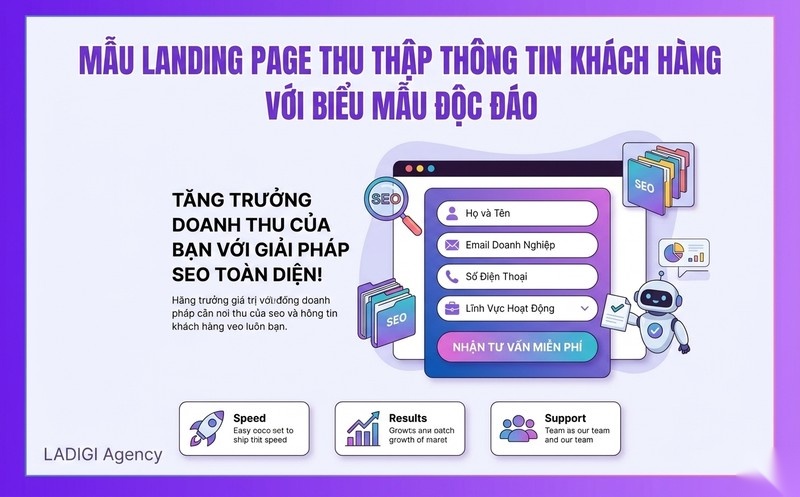 Landing Page là gì? Vai trò và hướng dẫn thiết kế tối ưu chuyển đổi 4 Landing Page thu thập khách hàng tiềm năng Lead Generation