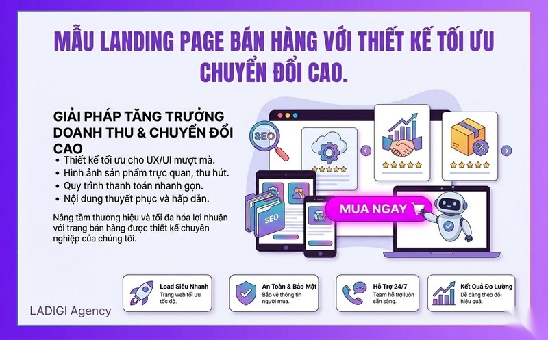 Landing Page là gì? Vai trò và hướng dẫn thiết kế tối ưu chuyển đổi 5 Landing Page bán hàng Sales Page