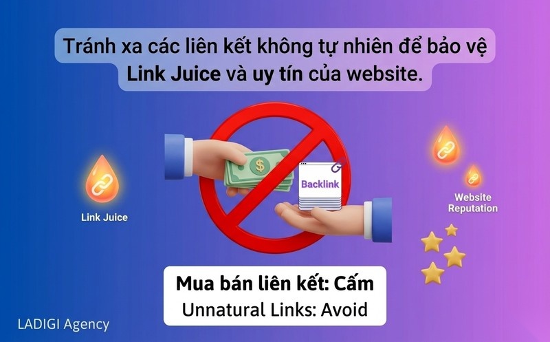 Link Juice là gì? Cách hoạt động và tối ưu hiệu quả trong SEO 10 H3 Mua bán liên kết không tự nhiên