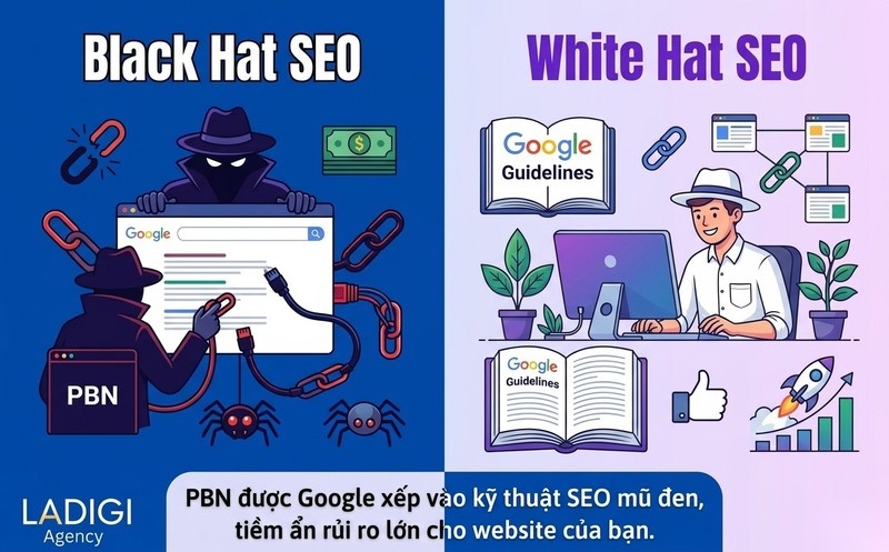 PBN là gì? Cách xây dựng PBN “an toàn” và những sai lầm cần tránh 2 1 3 PBN có phải là kỹ thuật SEO mũ đen không Quan điểm của Google và cộng đồng SEO