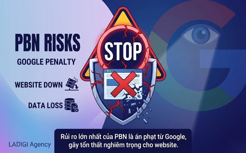 PBN là gì? Cách xây dựng PBN “an toàn” và những sai lầm cần tránh 3 2 2 Nhược điểm và rủi ro lớn nhất Tác động tiêu cực án phạt từ Google tổn thất dài hạn