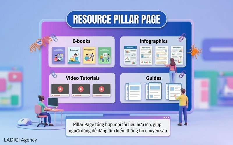 Pillar Page là gì? 6 bước triển khai Pillar Page hiệu quả 4 Pillar Page tài nguyên Resource Pillar Page