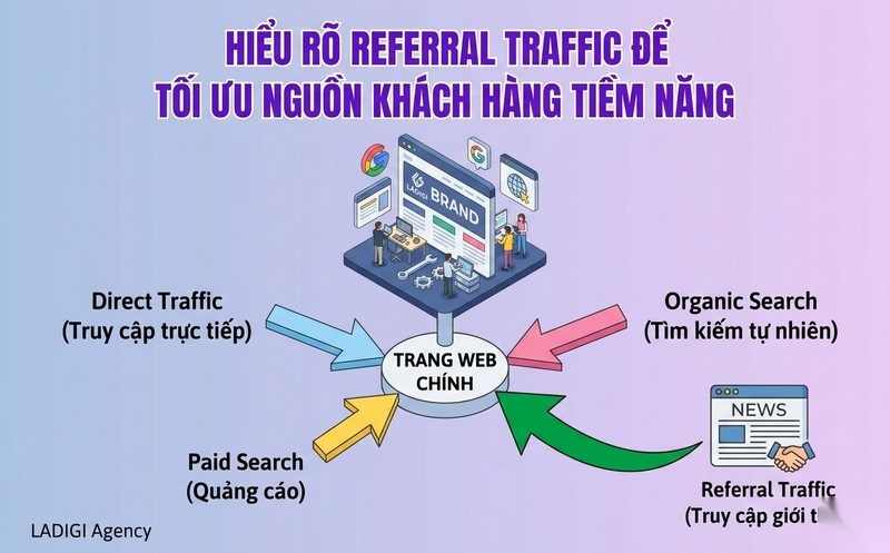 Referral Traffic là gì? 6+ cách tăng cường Referral Traffic với chiến lược hiệu quả 1 Referral Traffic là gì