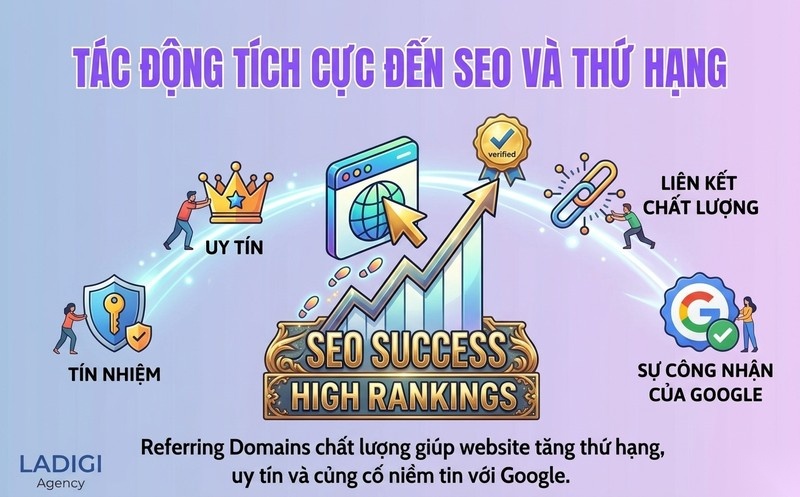 Referring Domains là gì? Phân biệt Backlink, cách kiểm tra và xây dựng hiệu quả 3 Vì sao Referring Domains quan trọng trong SEO Tác động đến thứ hạng và uy tín