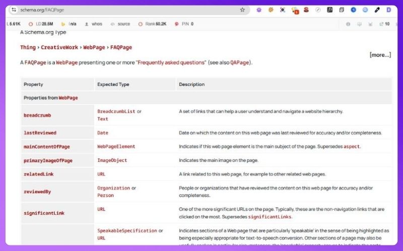 SEO On-Page là gì? Checklist SEO Onpage đầy đủ 2026 8 Schema giúp Google hiểu rõ hơn về loại nội dung mà bạn đang cung cấp, từ đó cải thiện khả năng hiển thị trên kết quả tìm kiếm.
