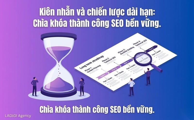 SEO tổng thể là gì? Chiến lược triển khai SEO tổng thể hiệu quả 8 H3 Kiên nhẫn và chiến lược dài hạn