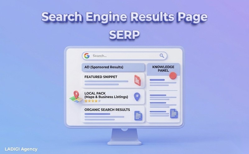 SERP là gì? Tầm quan trọng, các tính năng và chiến lược tối ưu hiệu quả 1 Định nghĩa SERP là gì Search Engine Results Page