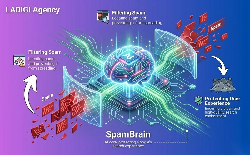 SpamBrain là gì? Cơ chế hoạt động của SpamBrain 1 1 SpamBrain của Google là gì Định nghĩa và vai trò cốt lõi