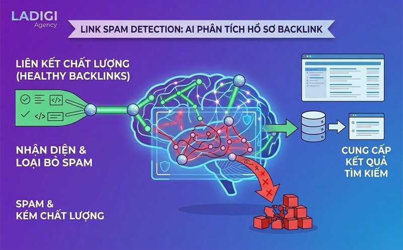 SpamBrain là gì? Cơ chế hoạt động của SpamBrain 4 3 1 Nhận diện Link Spam Phân tích chất lượng liên kết