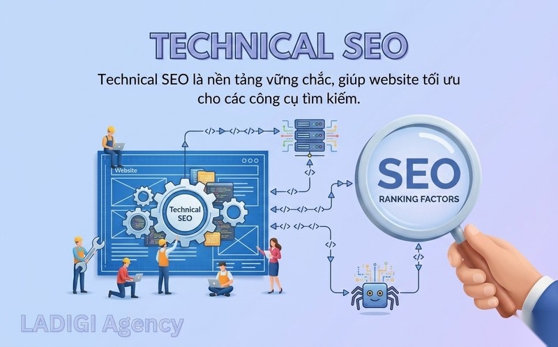 Technical SEO là gì? 7 yếu tố quan trọng trong tối ưu Technical SEO 1 Technical SEO là nền tảng vững chắc, giúp website tối ưu cho các công cụ tìm kiếm
