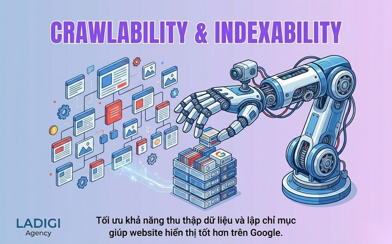 Technical SEO là gì? 7 yếu tố quan trọng trong tối ưu Technical SEO 2 Tối ưu khả năng thu thập dữ liệu và lập chỉ mục giúp website hiển thị tốt hơn trên Google