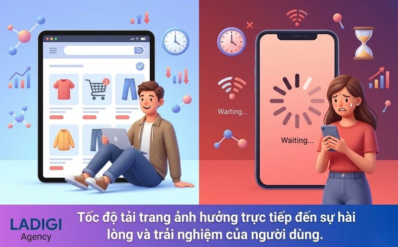 Tốc độ tải trang (Page Speed) là gì? 6 yếu tố chính ảnh hưởng đến Tốc độ tải trang 2 Page Speed ảnh hưởng đến trải nghiệm người dùng UX như thế nào