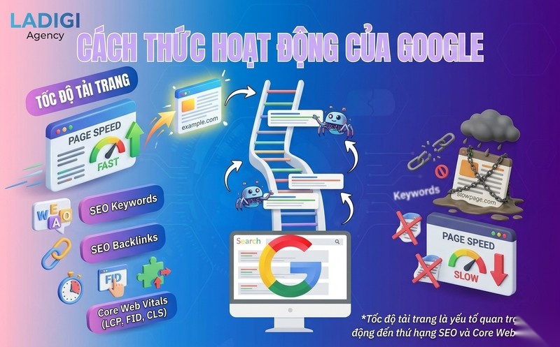 Tốc độ tải trang (Page Speed) là gì? 6 yếu tố chính ảnh hưởng đến Tốc độ tải trang 3 Page Speed tác động đến thứ hạng SEO và Core Web Vitals ra sao
