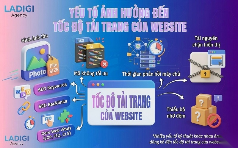 Tốc độ tải trang (Page Speed) là gì? 6 yếu tố chính ảnh hưởng đến Tốc độ tải trang 4 Các yếu tố chính ảnh hưởng đến Tốc độ tải trang