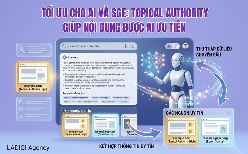 Topical Authority là gì? Cách xây dựng Topical Authority cho website 3 Topical Authority giúp nội dung được AI ưu tiên