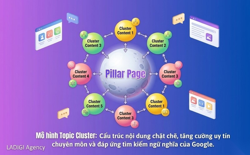 Topic Cluster là gì? Hướng dẫn triển khai chi tiết và Tối ưu cho SEO 1 1 Topic Cluster là gì Khái niệm và vai trò trong SEO hiện đại