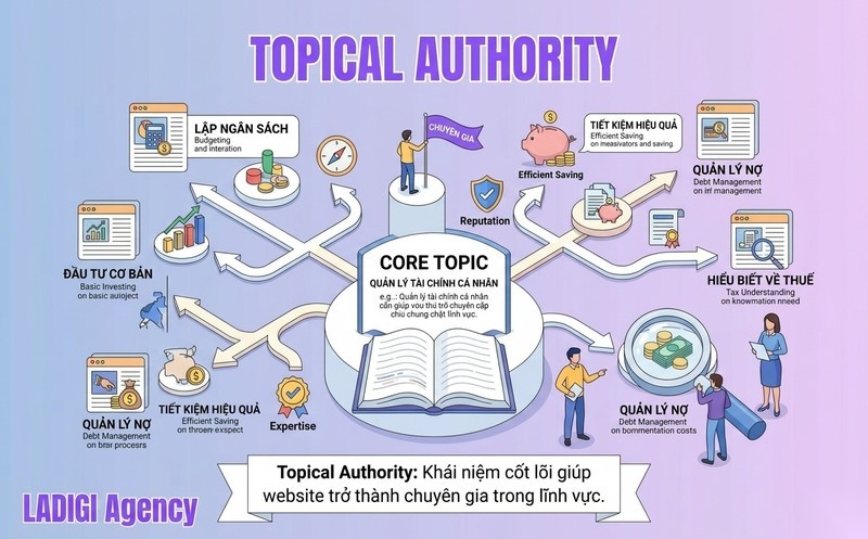 Topical Authority là gì? Cách xây dựng Topical Authority cho website 1 Topical Authority: Khái niệm cốt lõi giúp website trở thành chuyên gia trong lĩnh vực